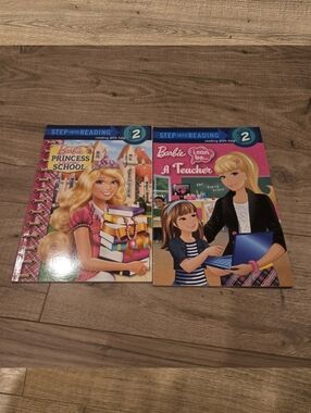 Barbie 2 Step Into Reading Level 2 Paperback Books Set Summer Reading